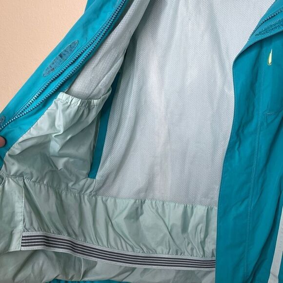 The North Face Jacket Women's SP Blue Full Zip Hooded Pockets HyVent Outdoors - Picture 7 of 15